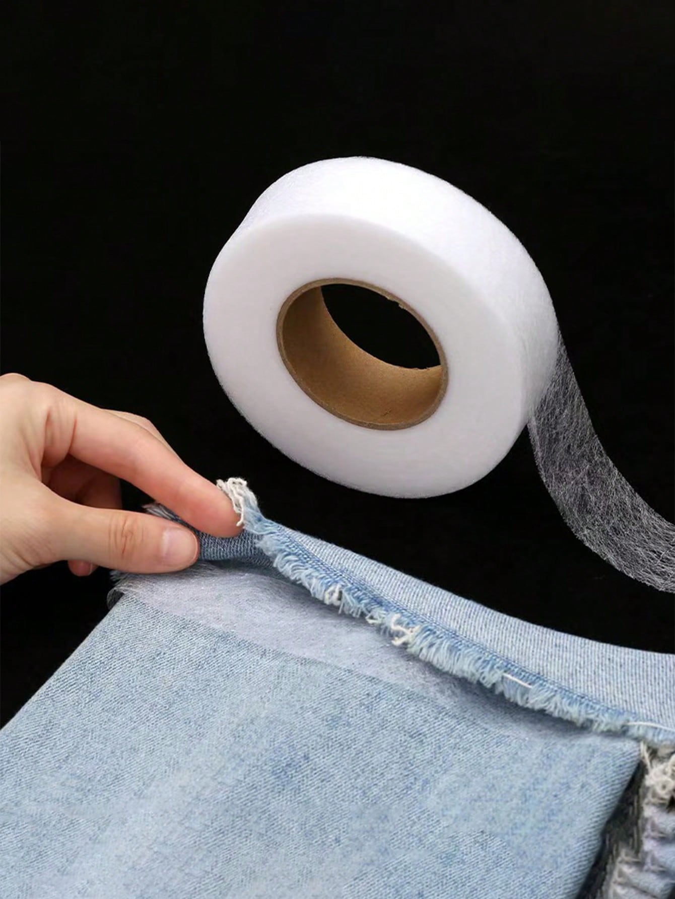 Hem Tape Fusible - Cinta adhesiva fuerte para dobladillo termoadhesivo