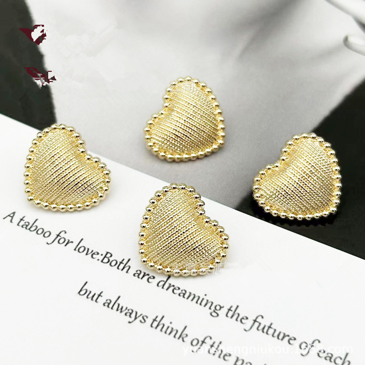 Button Hole Cutter - Botones de corazón de Metal en