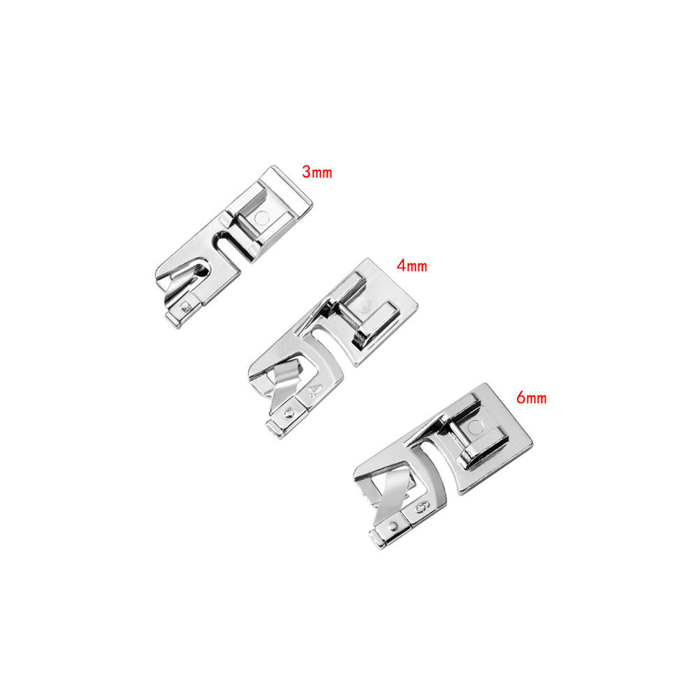 Rolled Hem Foot - 1 Juego de Accesorios de Doblado