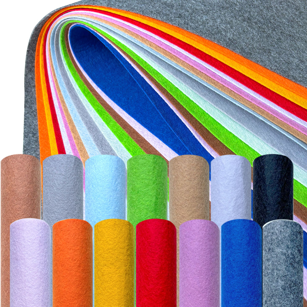 Is Sewing A Textile Craft - Tela de fieltro de colores surtidos,