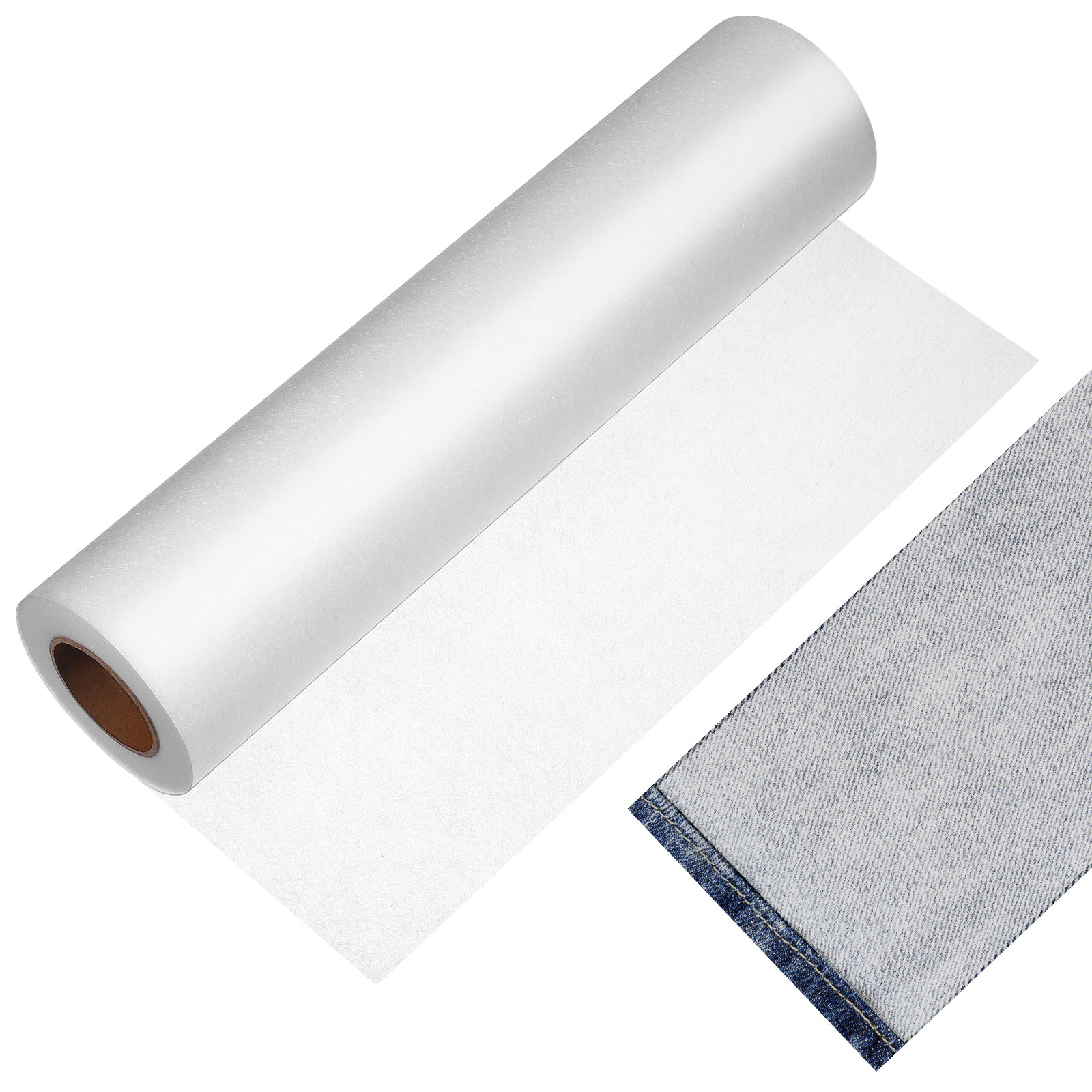 Interfacing Iron On - Entretela Termoadhesiva Blanca de Doble Cara