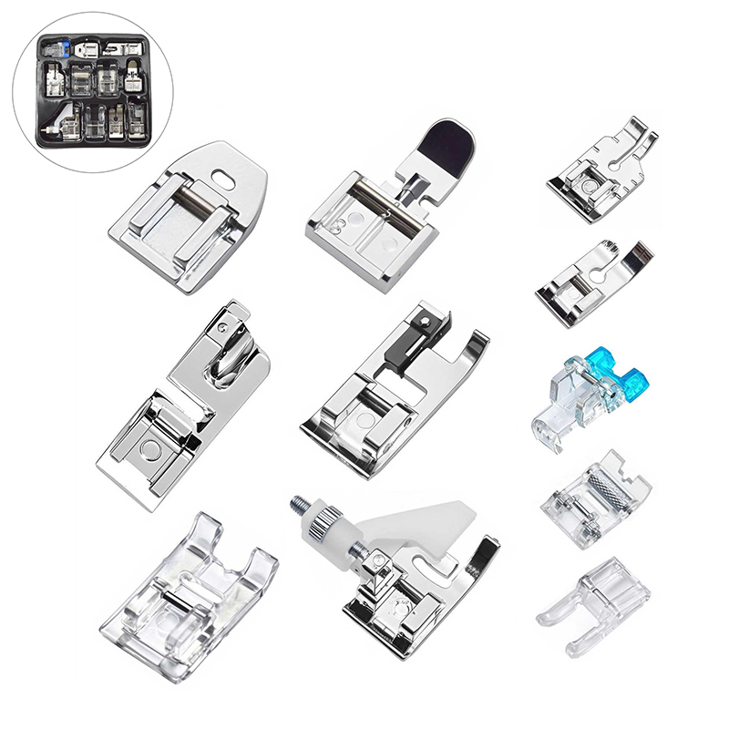 △   Kit de 11 prensatelas para - Zipper Foot Presser reseña y precio