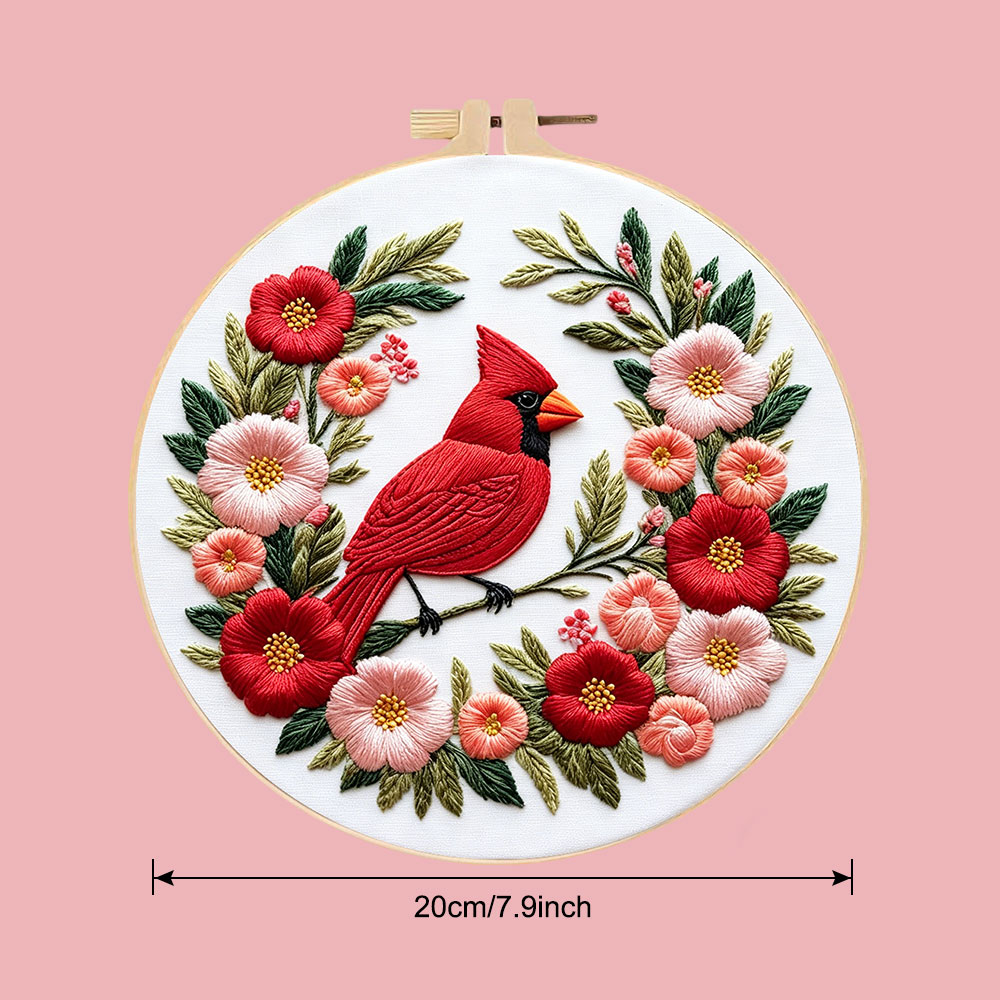 Kit de bordado de plantas y fl - Textile Sewing Patterns reseña y precio