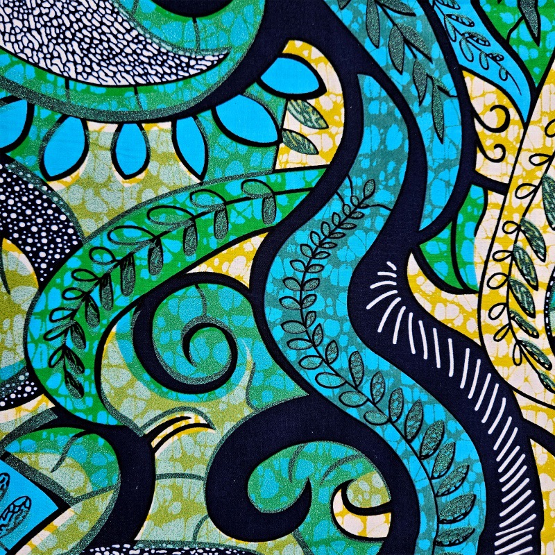 Tela de estilo africano de 6 y - Sewing Batik reseña y precio