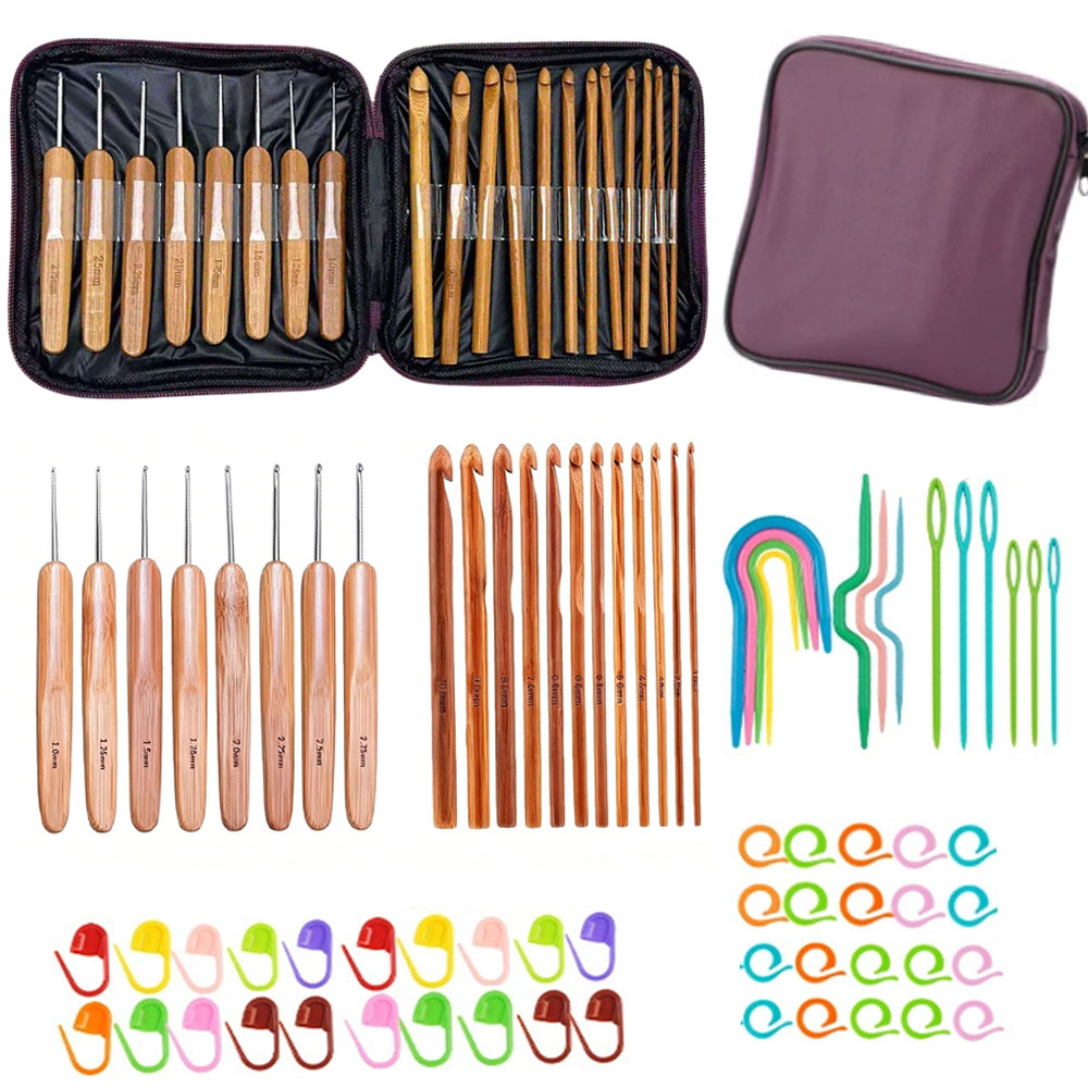 Juego de 74 Ganchos de Crochet - Sewing Kit reseña y precio