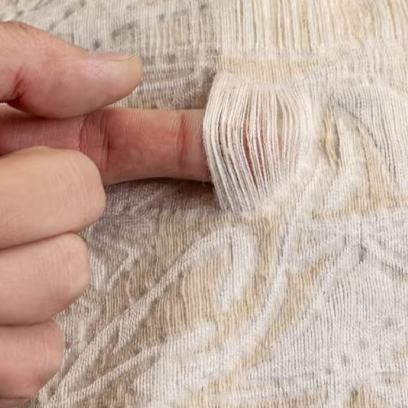 Tela Jacquard de Lino Beige co - Is Sewing A Textile Craft reseña y precio