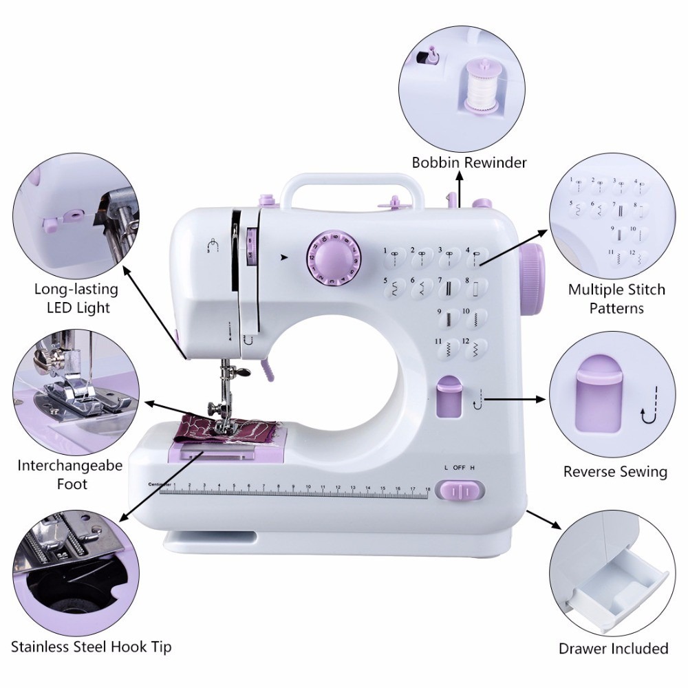 Máquina de coser eléctrica dom - Sewing Jahit reseña y precio
