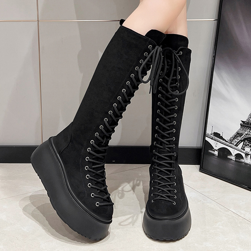 Botas de tubo medio con borlas - Sewing Latex reseña y precio