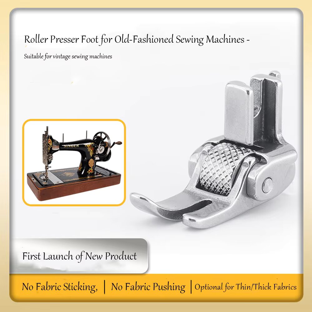 Prensatelas de rodillo de acer - Textile Sewing Machines reseña y precio