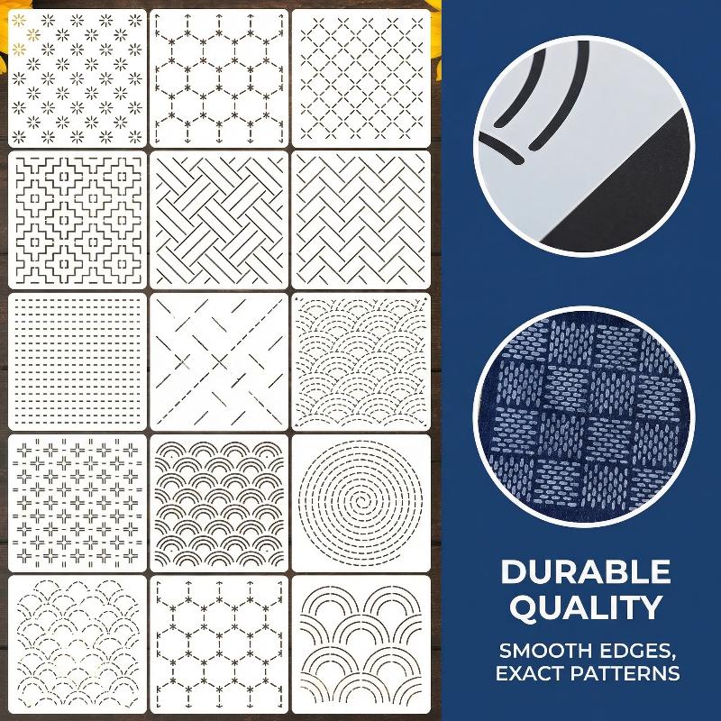 Juego de Plantillas de Bordado - Textile Sewing Patterns reseña y precio